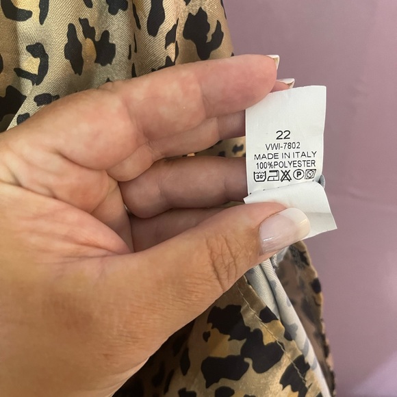 Animal print faux wrap dress - Picture 4 of 4